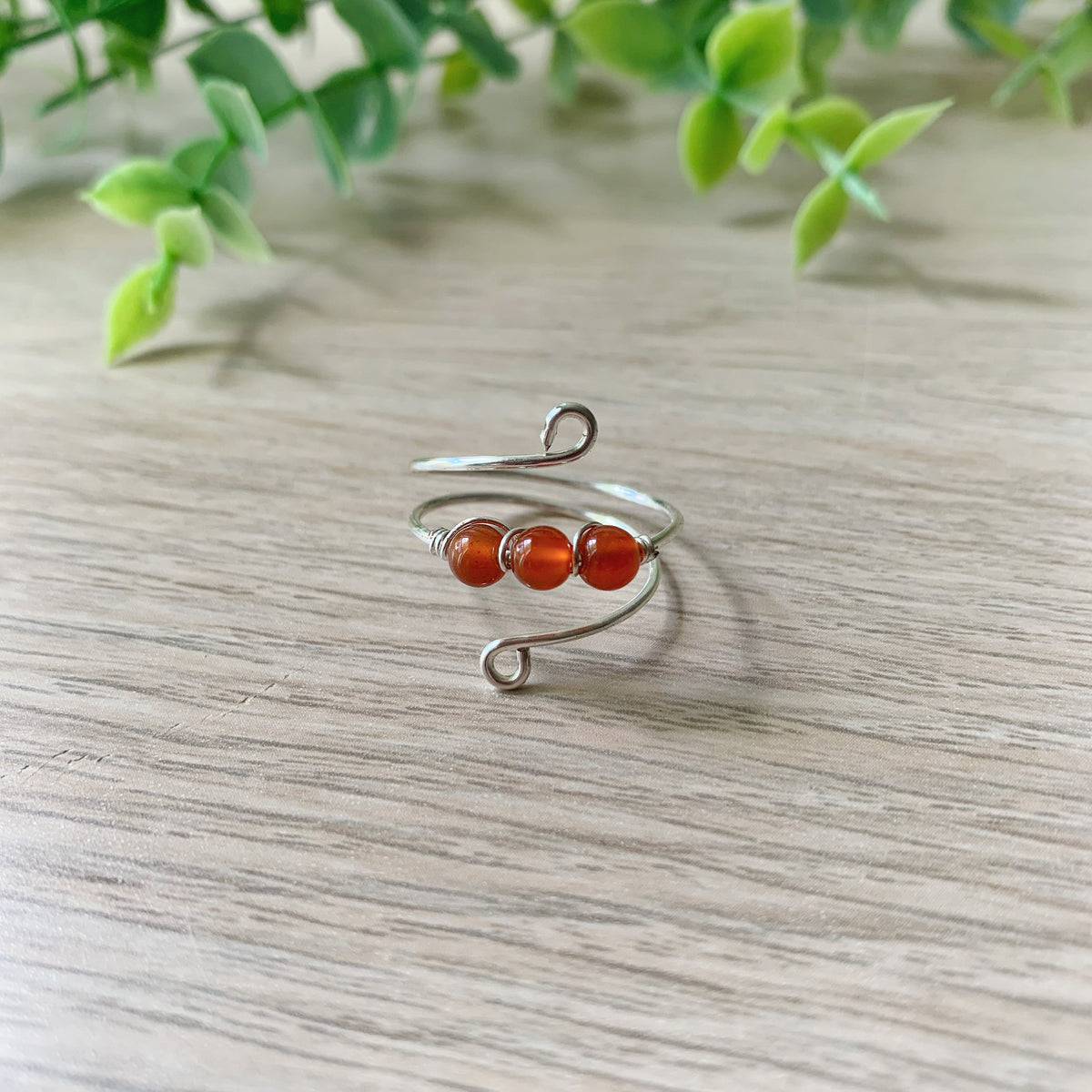 Crystal Trio Adjustable Rings