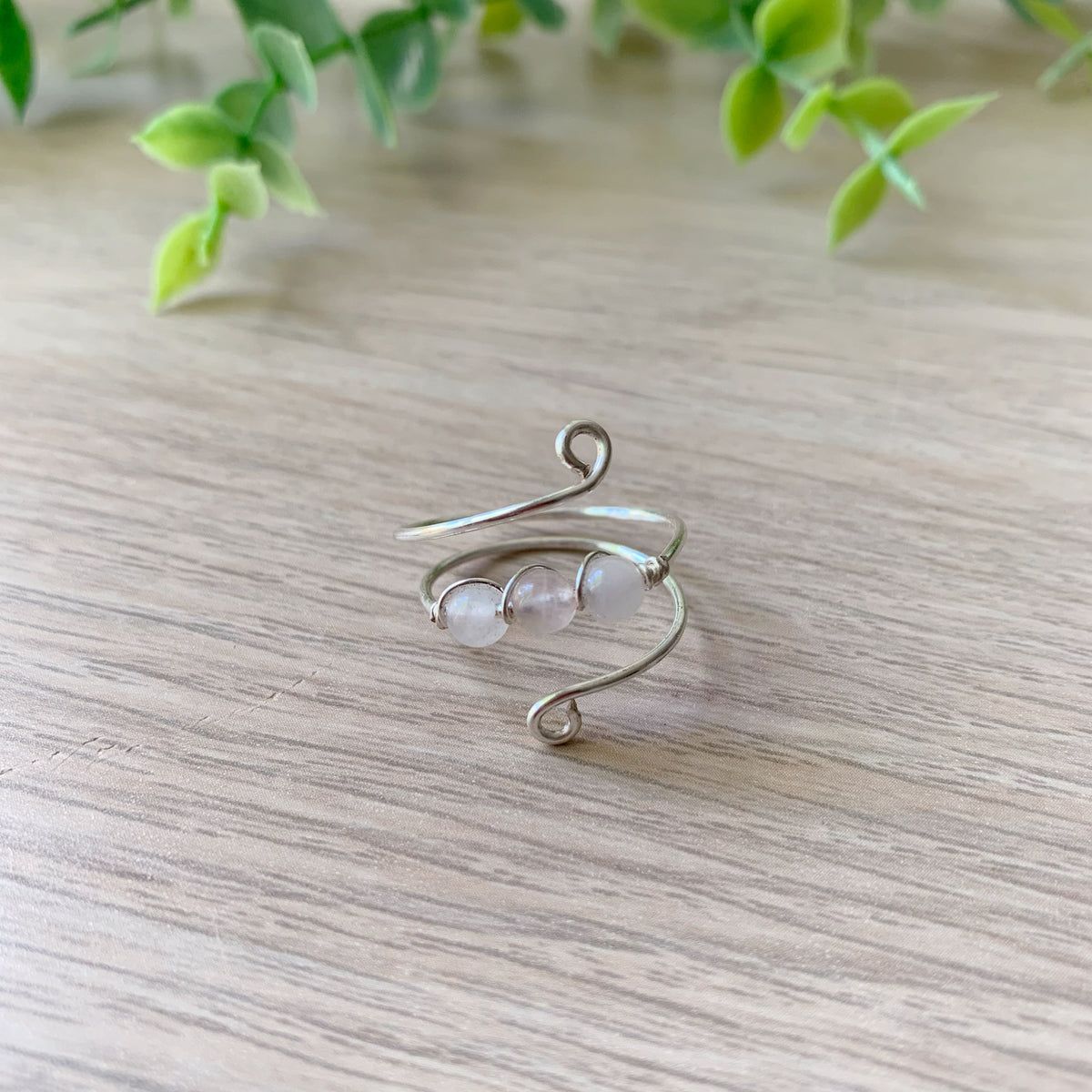Crystal Trio Adjustable Rings