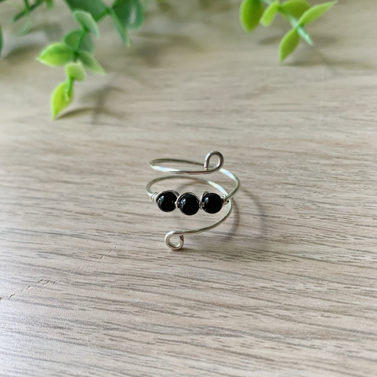 Crystal Trio Adjustable Rings