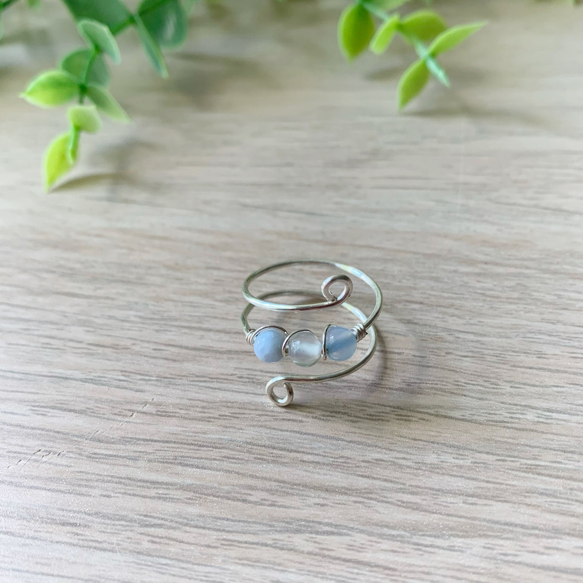 Crystal Trio Adjustable Rings