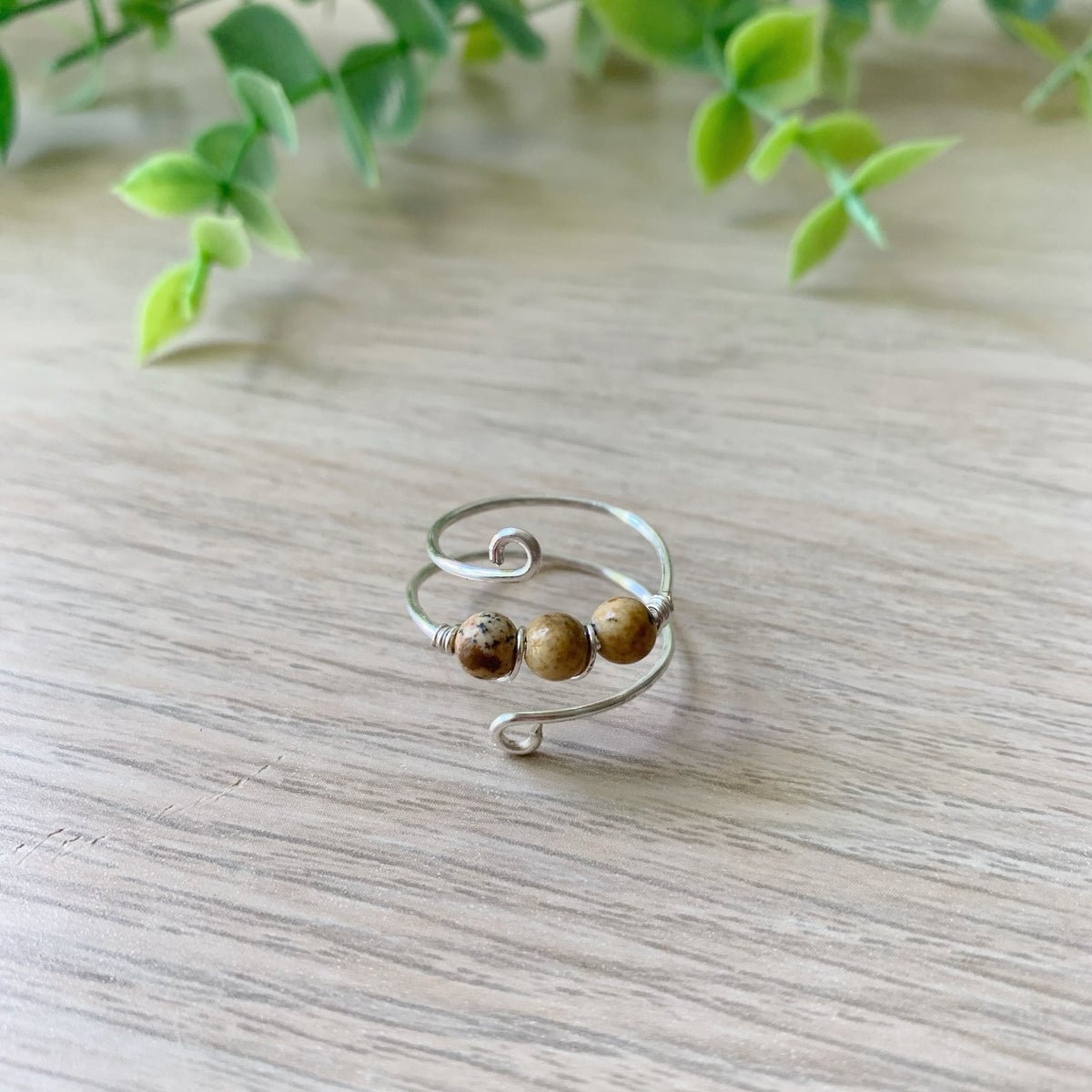Crystal Trio Adjustable Rings