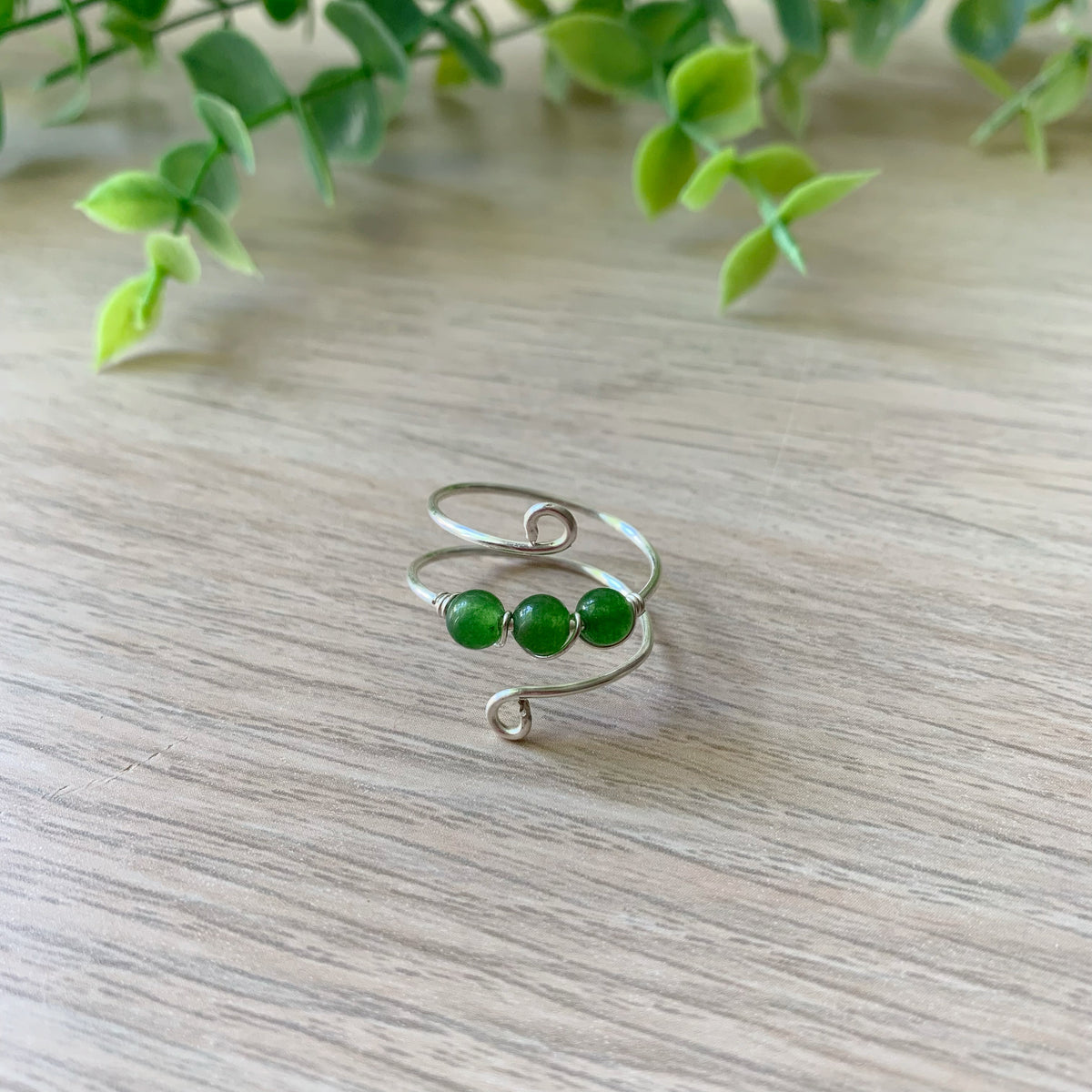 Crystal Trio Adjustable Rings