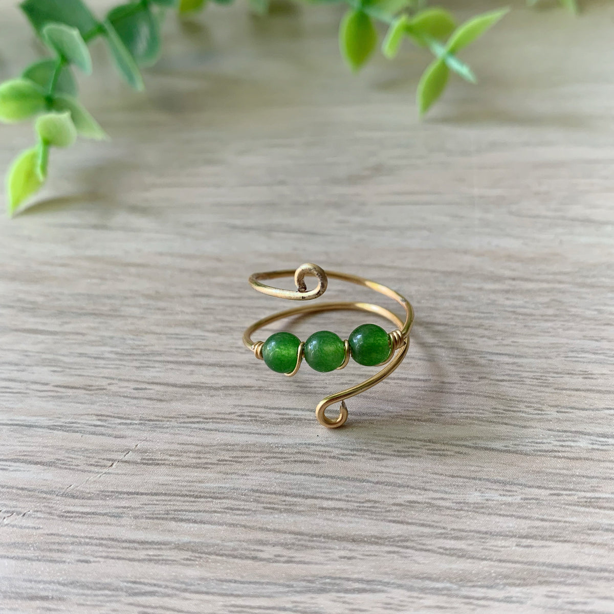 Crystal Trio Adjustable Rings