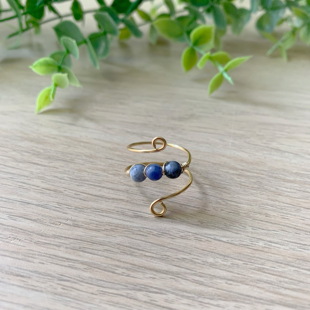 Crystal Trio Adjustable Rings