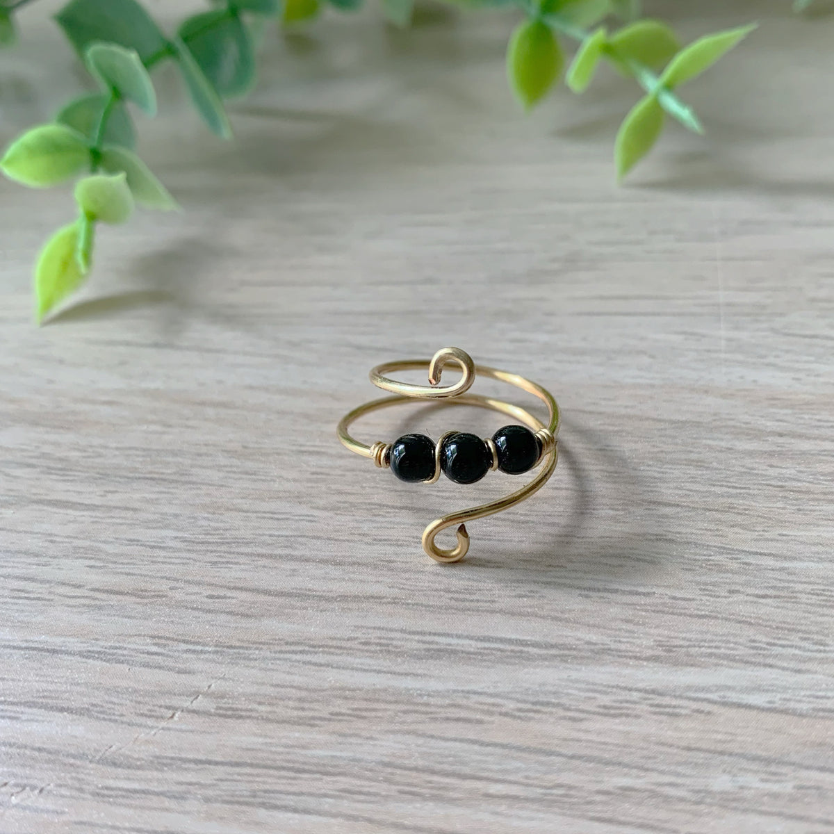 Crystal Trio Adjustable Rings