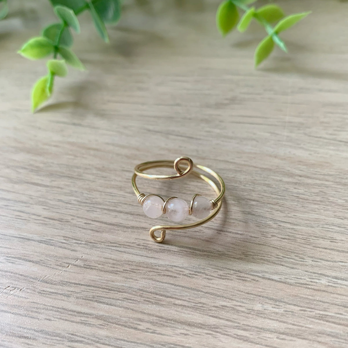 Crystal Trio Adjustable Rings