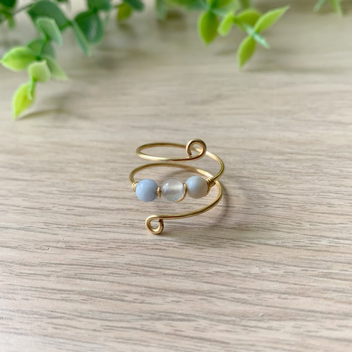 Crystal Trio Adjustable Rings