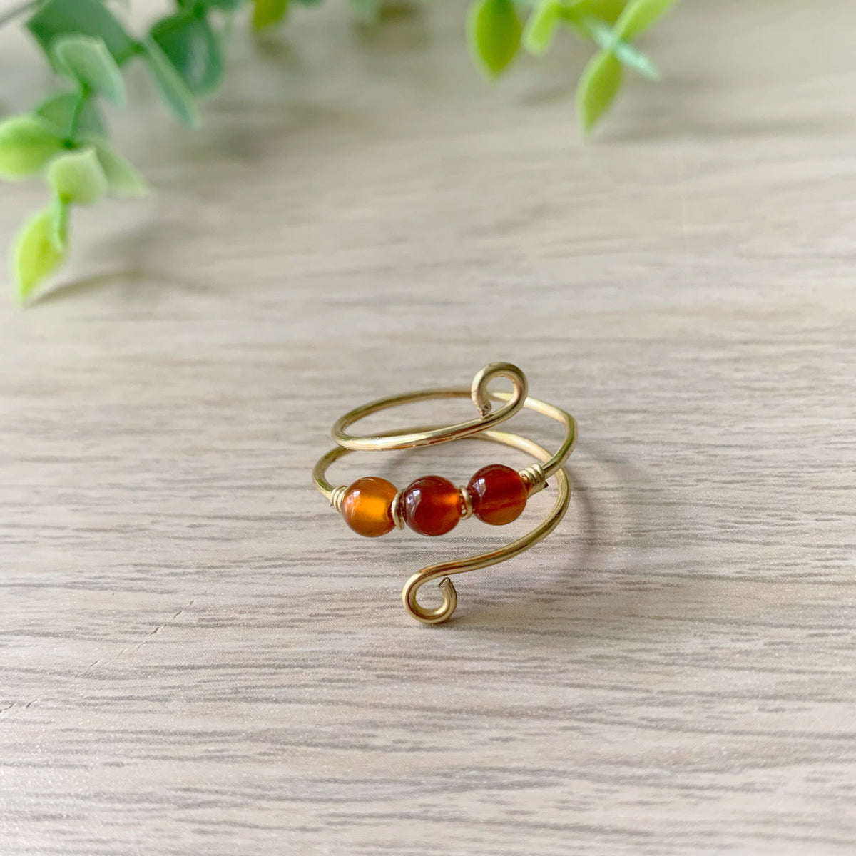 Crystal Trio Adjustable Rings