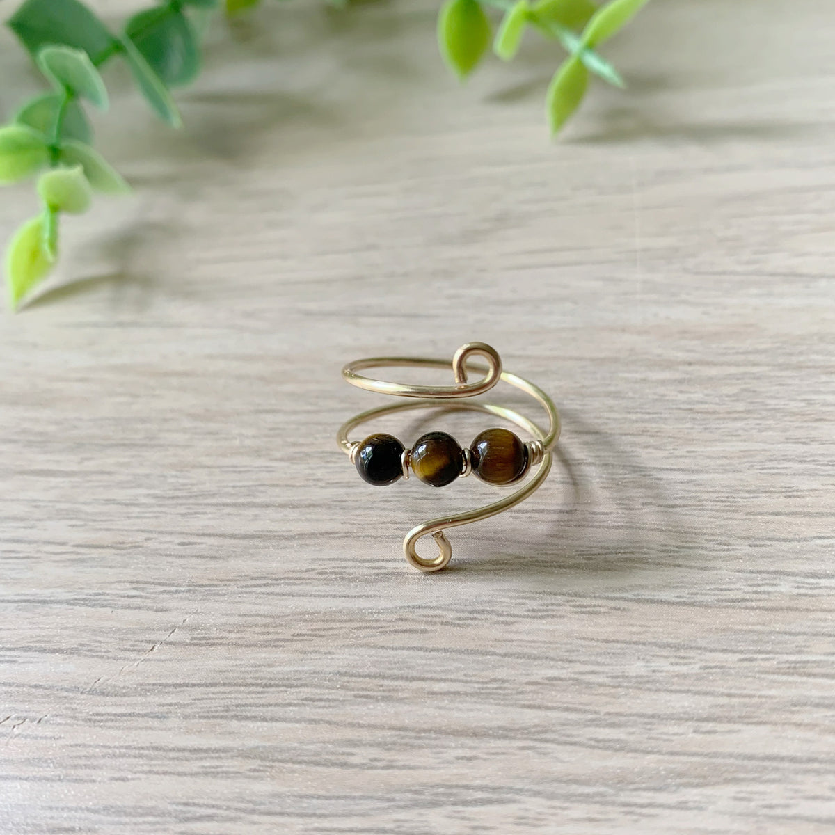 Crystal Trio Adjustable Rings