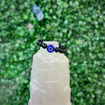 Load image into Gallery viewer, Evil Eye and Onyx  Ring
