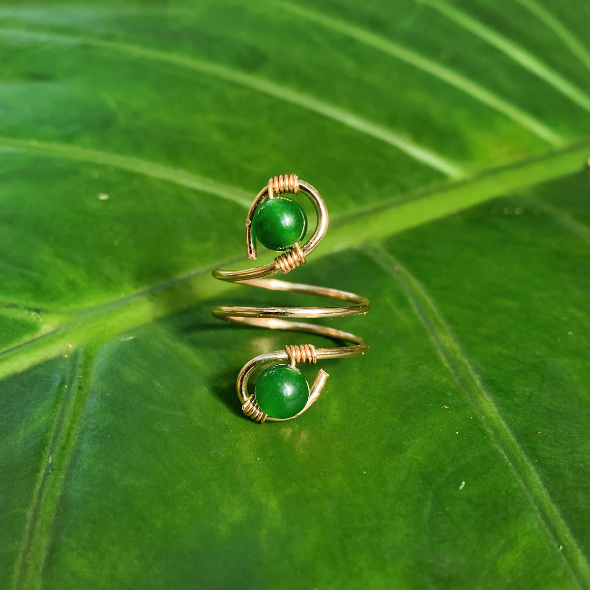 Jade Duo Ring