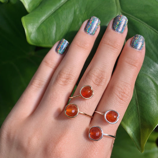 Carnelian Wrap Ring