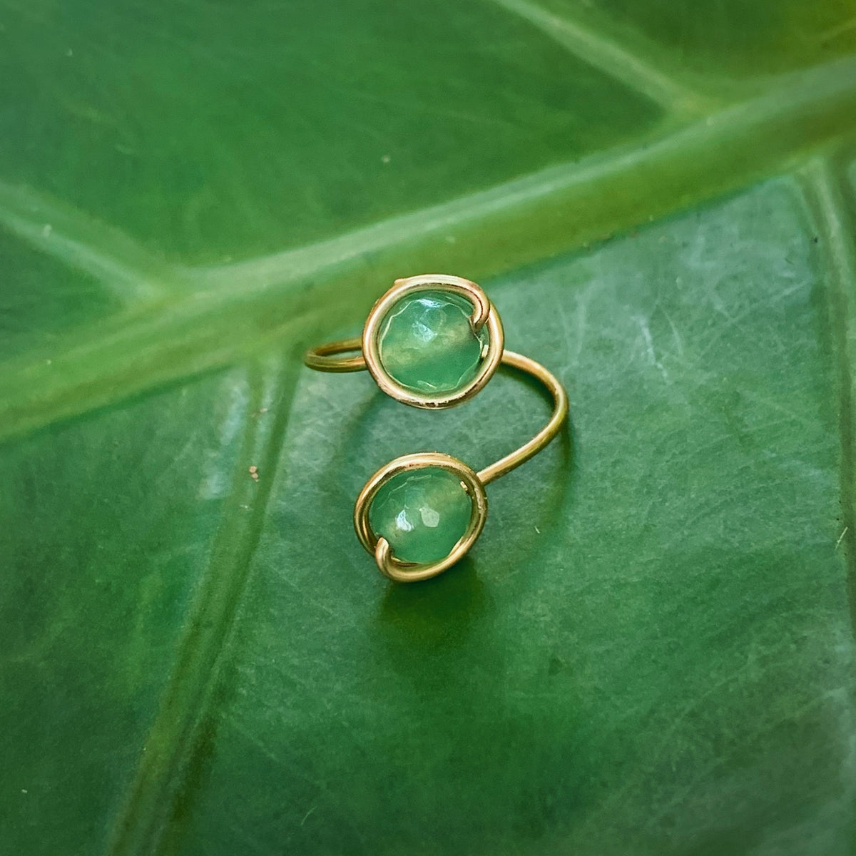 Aventurine Adjustable Ring 8mm