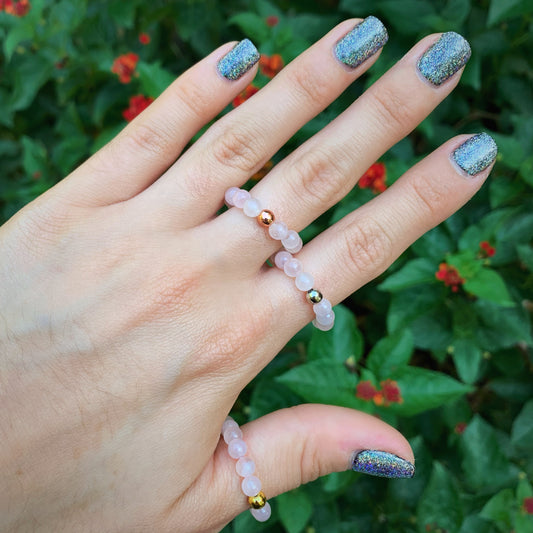 Rose Quartz Ring