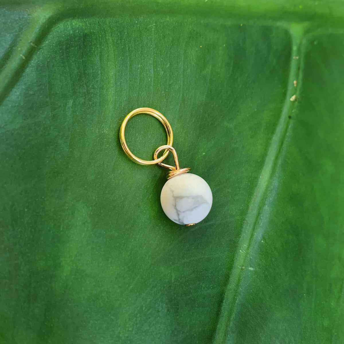 Howlite Pet Charm