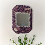 Load image into Gallery viewer, Rectangular Amethyst Mirror
