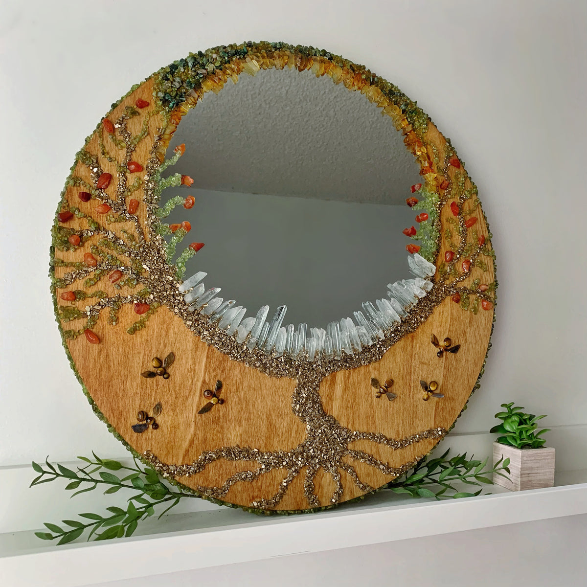Earthy Earth Mirror (LOCAL PICK UP ONLY)