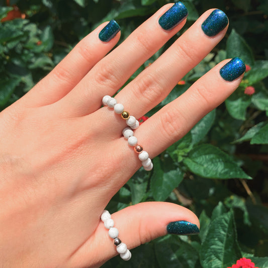 Howlite Ring