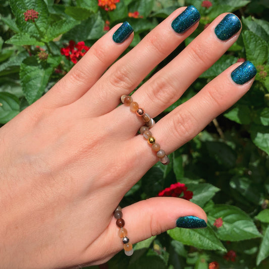 Natural Agate Ring