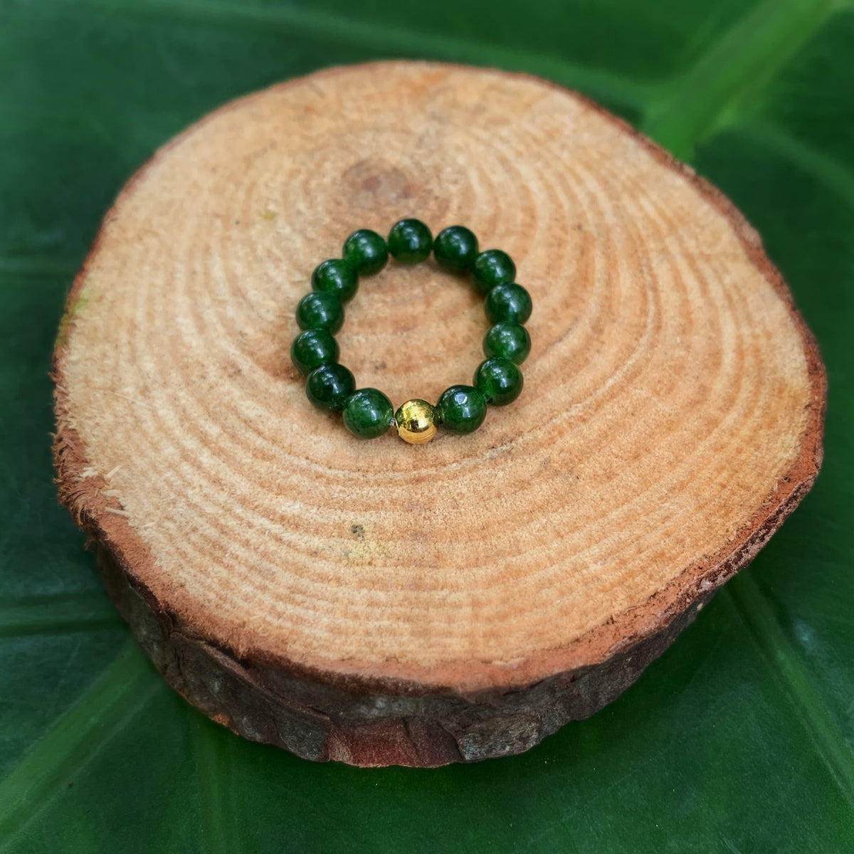 Green Jade Ring