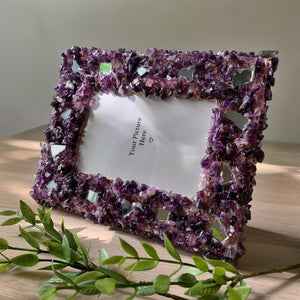 4x6 Amethyst & Mirrors Picture Frame