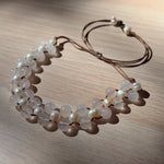 Load image into Gallery viewer, Rose Quartz &amp; Freshwater Pearl Anklet
