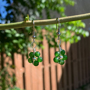 Crystal Flower Earrings