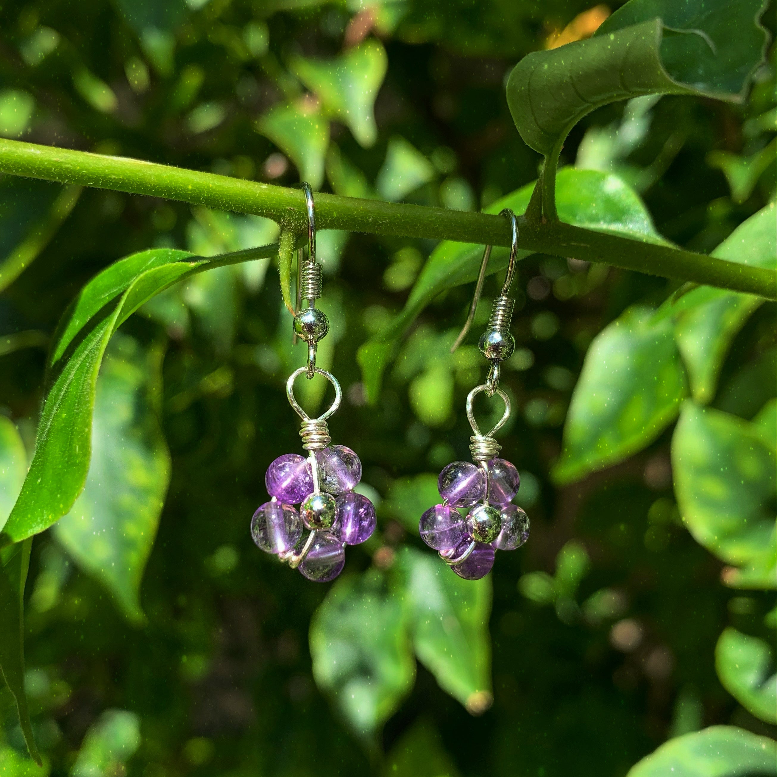 Crystal Flower Earrings