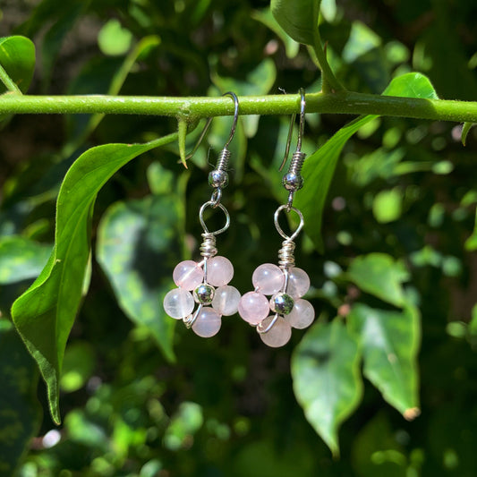 Crystal Flower Earrings