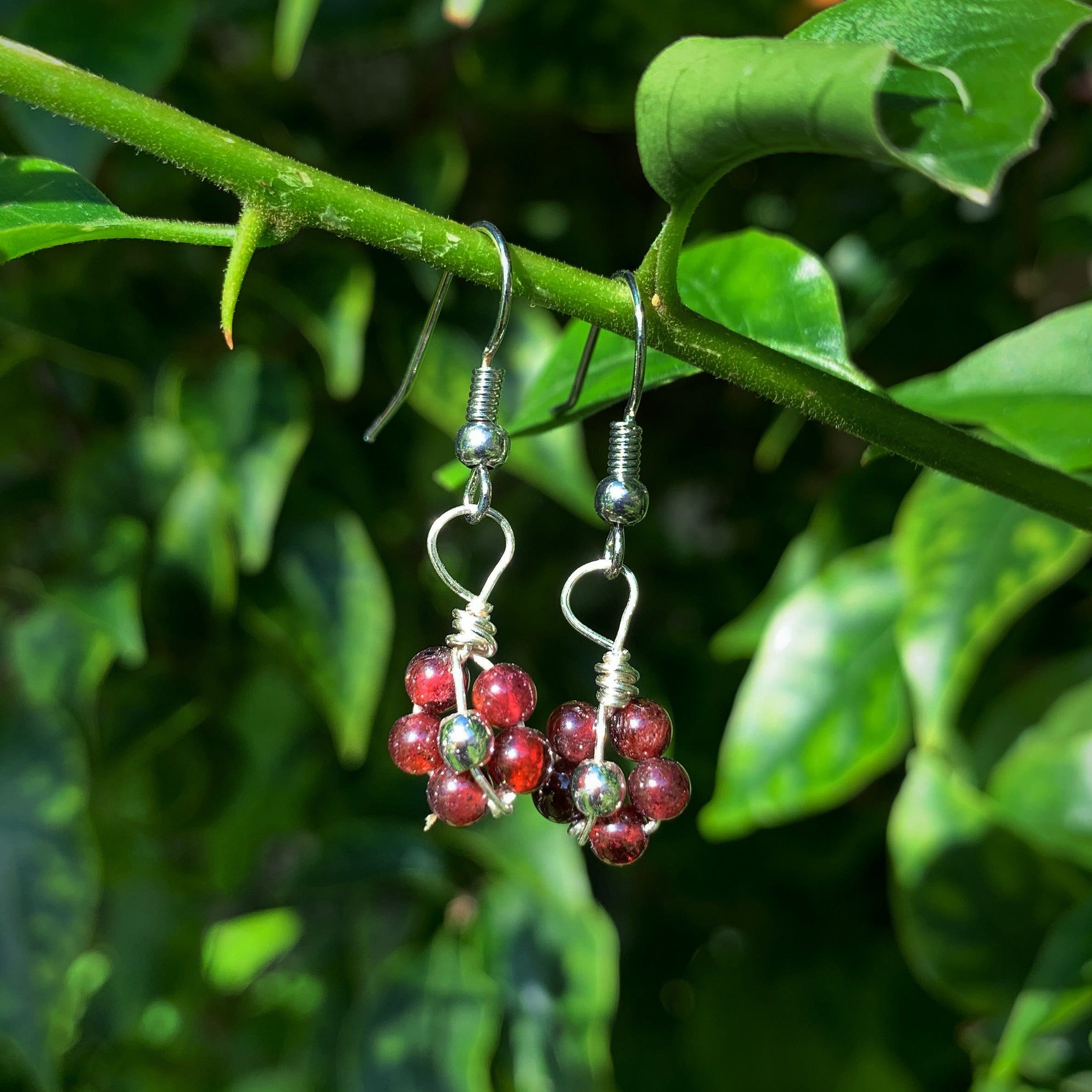 Crystal Flower Earrings