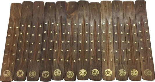Wooden Zodiac Incense Holder